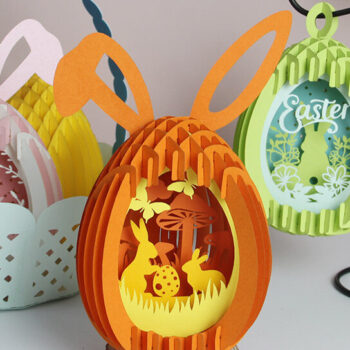 Intra απο ξύλο plywood 3mm-4mm πάχος - Combo 5 Templates Πασχαλινά αυγά Χαρτί κοπής Δίασταση 21x29 cm INTRAFABR-90160975 - Image 10