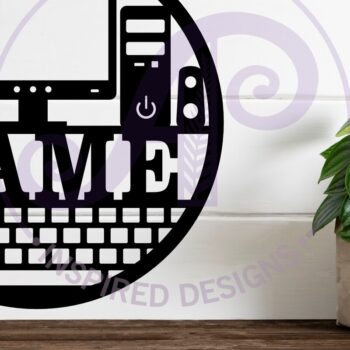 Intra απο ξύλο plywood 3mm-4mm πάχος - Ονομασία υπολογιστή Wall Art Sign,   Δίασταση 40x50 cm INTRAFABR-112713445 - Image 2