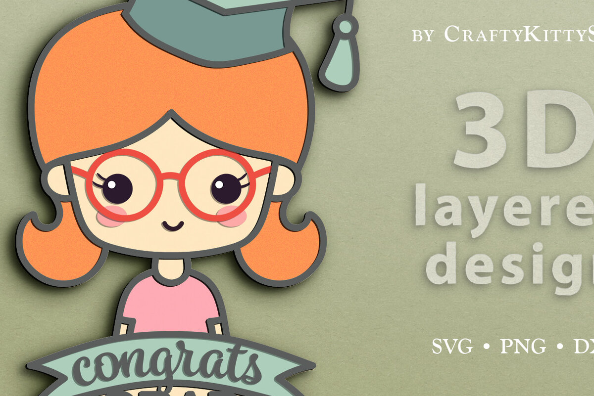 Intra απο ξύλο plywood 3mm-4mm πάχος - Συγχαρητήρια Grad 3D Layered  Cut File Δίασταση 30x20 cm INTRAFABR-69002787