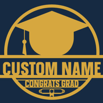 Intra απο ξύλο plywood 3mm-4mm πάχος - Συγχαρητήρια Class of 2024 Metal Sing Δίασταση 40x50 cm INTRAFABR-100258108 - Image 3