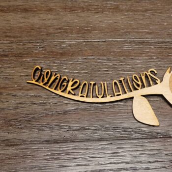 Intra απο ξύλο plywood 3mm-4mm πάχος - Συγχαρητήρια Rose Laser Cut File Δίασταση 20x20 cm INTRAFABR-9710315 - Image 2