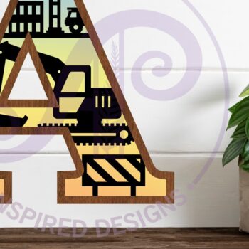 Intra απο ξύλο plywood 3mm-4mm πάχος - Κατασκευή Larg a Wall Letter 3 Layer Δίασταση 30x20 cm INTRAFABR-115467606 - Image 1