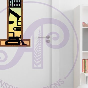 Intra απο ξύλο plywood 3mm-4mm πάχος - Κατασκευή Large I Wall Letter 3 Layer Δίασταση 30x20 cm INTRAFABR-115467402 - Image 3