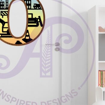 Intra απο ξύλο plywood 3mm-4mm πάχος - Κατασκευή Large O Wall Letter 3 Layer Δίασταση 30x20 cm INTRAFABR-115467234 - Image 3