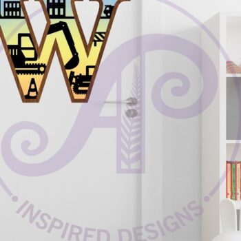 Intra απο ξύλο plywood 3mm-4mm πάχος - Κατασκευή Larg W Wall Letter 3 Layer Δίασταση 30x20 cm INTRAFABR-115466950 - Image 3