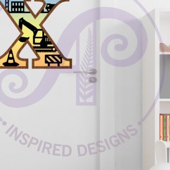 Intra απο ξύλο plywood 3mm-4mm πάχος - Κατασκευή Large X Wall Letter 3 Layer Δίασταση 30x20 cm INTRAFABR-115466928 - Image 3