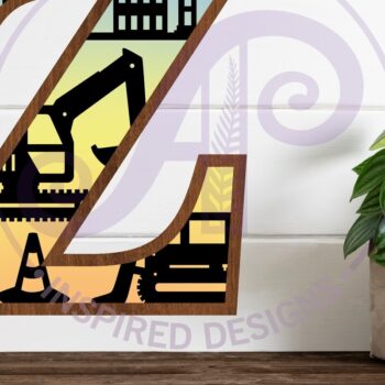 Intra απο ξύλο plywood 3mm-4mm πάχος - Κατασκευή Large Z Wall Letter 3 Layer Δίασταση 30x20 cm INTRAFABR-115466859 - Image 1