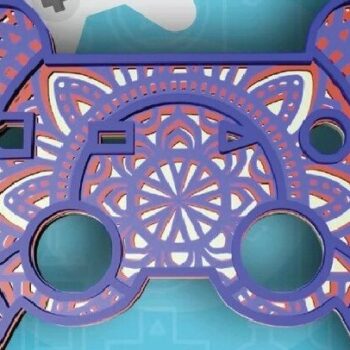 Intra απο ξύλο plywood 3mm-4mm πάχος - Ελεγκτής , 3d Mandala , 4 Layers Δίασταση 30x30 cm INTRAFABR-31504230 - Image 2