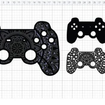 Intra απο ξύλο plywood 3mm-4mm πάχος - Ελεγκτής , 3d Mandala , 4 Layers Δίασταση 30x30 cm INTRAFABR-31504230 - Image 6