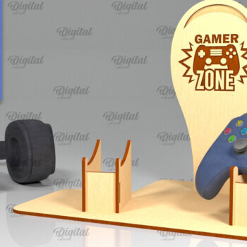 Intra απο ξύλο plywood 3mm-4mm πάχος - Βάσεις χειριστηρίου Laser Cut Bundle Δίασταση 30x20 cm INTRAFABR-99927786 - Image 6