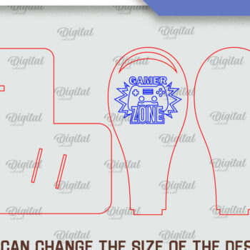Intra απο ξύλο plywood 3mm-4mm πάχος - Ελεγκτής Ξύλινη βάση  Δίασταση 30x20 cm INTRAFABR-99887720 - Image 2