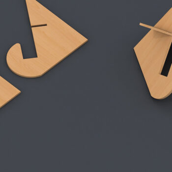 Intra απο ξύλο plywood 3mm-4mm πάχος - Βάση βιβλίων μαγειρικής / Βιβλιοθήκη οθόνης 112 Δίασταση 30x20 cm INTRAFABR-60958614 - Image 2