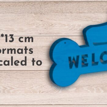 Intra απο ξύλο plywood 3mm-4mm πάχος - Σήμα καλωσορίσματος Corgi Dog, Δώρο ιδιοκτήτη σκύλου Δίασταση 30x20 cm INTRAFABR-80649790 - Image 2