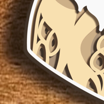 Intra απο ξύλο plywood 3mm-4mm πάχος - Corgi , Gifts Dog Silhouette Δίασταση 30x20 cm INTRAFABR-72903683 - Image 5