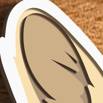 Intra απο ξύλο plywood 3mm-4mm πάχος - Corgi , Gifts Dog Silhouette Δίασταση 30x20 cm INTRAFABR-72903683 - Image 8