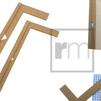 Intra απο ξύλο plywood 3mm-4mm πάχος - Πρότυπο εργαλείου κοπής γωνίας Δίασταση 30x20 cm INTRAFABR-39622440 - Image 1