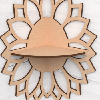 Intra απο ξύλο plywood 3mm-4mm πάχος - Γωνιακό ράφι κομμένο με λέιζερ Δίασταση 6x6 cm INTRAFABR-118731793 - Image 9