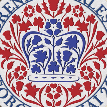 Intra απο ξύλο plywood 3mm-4mm πάχος - Στέψη του βασιλιά Charles III Διακόσμηση Δίασταση 19x19 cm INTRAFABR-67106200 - Image 4