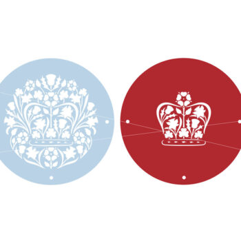 Intra απο ξύλο plywood 3mm-4mm πάχος - Στέψη του βασιλιά Charles III Διακόσμηση Δίασταση 19x19 cm INTRAFABR-67106200 - Image 6