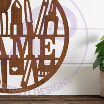 Intra απο ξύλο plywood 3mm-4mm πάχος - κοπής με λέιζερ Sin Name Cosmetics Δίασταση 30x20 cm INTRAFABR-96174242 - Image 1