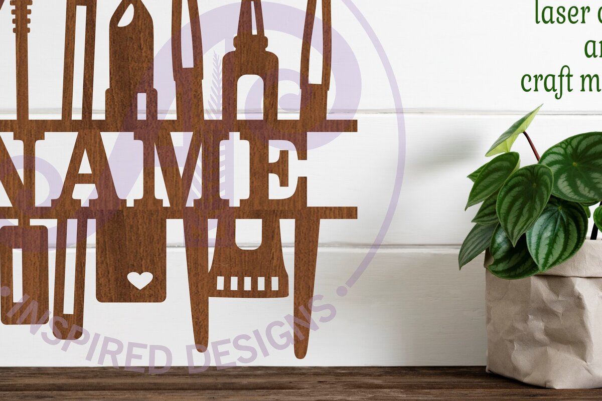 Intra απο ξύλο plywood 3mm-4mm πάχος - Εργαλεία καλλυντικών Όνομα Σήμα  Laser Cut Δίασταση 30x20 cm INTRAFABR-96343981