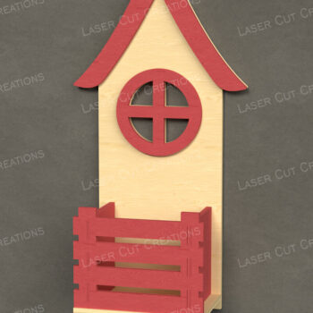 Intra απο ξύλο plywood 3mm-4mm πάχος - Κουτί παραθύρων εξοχικής κατοικίας Πακέτο διακόσμησης τοίχου Δίασταση 30x20 cm INTRAFABR-123613082 - Image 8