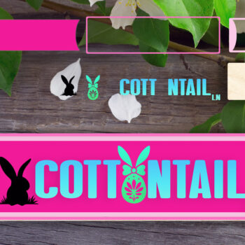 Intra απο ξύλο plywood 3mm-4mm πάχος - Πινακίδα Cottontail Lane Δίασταση 4x4 cm INTRAFABR-119395945 - Image 1