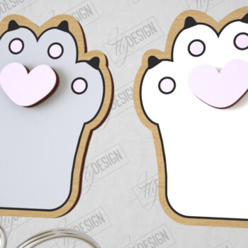 Intra απο ξύλο plywood 3mm-4mm πάχος - Δέσμη Μπρελόκ Ζευγαριού | Ιδέα δώρου | CNC Δίασταση 4x4 cm INTRAFABR-108896257 - Image 9