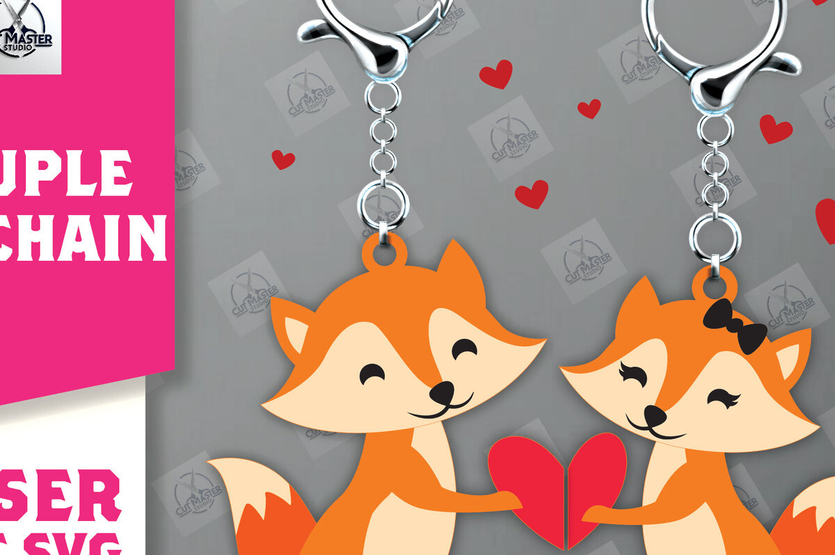 Intra απο ξύλο plywood 3mm-4mm πάχος - Μπρελόκ Ζευγάρι Laser Cut  Δίασταση 4x4 cm INTRAFABR-112811326