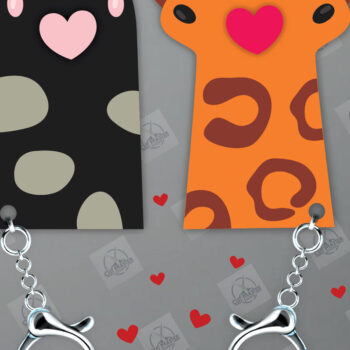 Intra απο ξύλο plywood 3mm-4mm πάχος - Δέσμη  κοπής με μπρελόκ για ζευγάρια Δίασταση 4x4 cm INTRAFABR-112811511 - Image 7