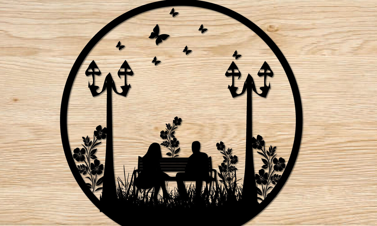 Intra απο ξύλο plywood 3mm-4mm πάχος - Ζευγάρι τοίχου εκτύπωσης 3d Sesign Δίασταση 30x20 cm INTRAFABR-21463843