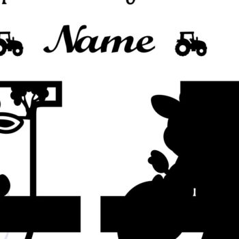 Intra απο ξύλο plywood 3mm-4mm πάχος - Μονόγραμμα κεφαλαίου αγελάδας Γράμμα J  Cut Δίασταση 30x20 cm INTRAFABR-74483712 - Image 2