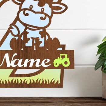 Intra απο ξύλο plywood 3mm-4mm πάχος - Μονόγραμμα κεφαλαίων αγελάδας Γράμμα Z  Cut Δίασταση 30x20 cm INTRAFABR-74484187 - Image 1