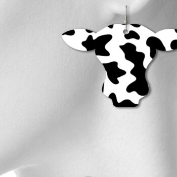 Intra απο ξύλο plywood 3mm-4mm πάχος - Σκουλαρίκια αγελάδας, σκουλαρίκια δάκρυ Δίασταση 3x3 cm INTRAFABR-9614679 - Image 3