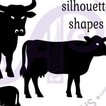 Intra απο ξύλο plywood 3mm-4mm πάχος -   με αποσιλουέτας αγελάδας Δίασταση 30x20 cm INTRAFABR-124429489 - Image 4