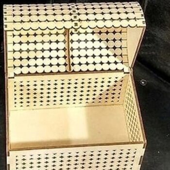 Intra απο ξύλο plywood 3mm-4mm πάχος - Κλουβί, Κουτί κοσμημάτων, Κουτί δώρου  Δίασταση 10x15 cm INTRAFABR-38392124 - Image 3