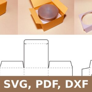 Intra απο ξύλο plywood 3mm-4mm πάχος - Κουτί κρέμας Δίασταση 20x20 cm INTRAFABR-33137563