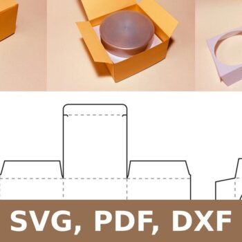 Intra απο ξύλο plywood 3mm-4mm πάχος - Κουτί κρέμας Δίασταση 20x20 cm INTRAFABR-33137563 - Image 1