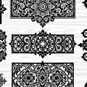 Intra απο ξύλο plywood 3mm-4mm πάχος - Creative Laser Cut File Set – Όμορφο Δίασταση 30x30 cm INTRAFABR-123579977 - Image 1