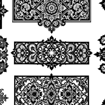 Intra απο ξύλο plywood 3mm-4mm πάχος - Creative Laser Cut File Set – Όμορφο Δίασταση 30x30 cm INTRAFABR-123579977 - Image 3