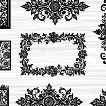 Intra απο ξύλο plywood 3mm-4mm πάχος - Creative Laser Cut File Set – Όμορφο Δίασταση 30x30 cm INTRAFABR-123580046 - Image 1