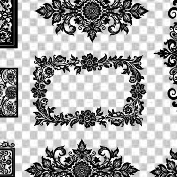 Intra απο ξύλο plywood 3mm-4mm πάχος - Creative Laser Cut File Set – Όμορφο Δίασταση 30x30 cm INTRAFABR-123580046 - Image 2