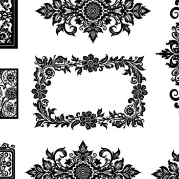 Intra απο ξύλο plywood 3mm-4mm πάχος - Creative Laser Cut File Set – Όμορφο Δίασταση 30x30 cm INTRAFABR-123580046 - Image 3