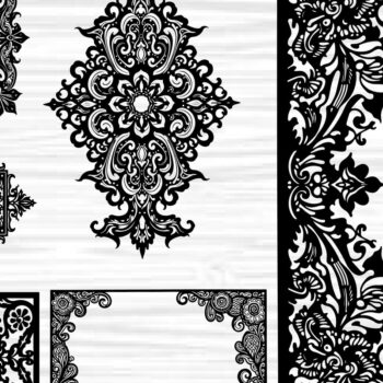 Intra απο ξύλο plywood 3mm-4mm πάχος - Creative Laser Cut File Set – Όμορφο Δίασταση 30x30 cm INTRAFABR-123580285 - Image 1