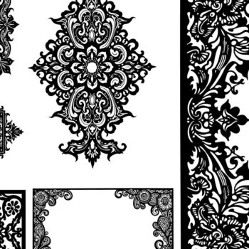 Intra απο ξύλο plywood 3mm-4mm πάχος - Creative Laser Cut File Set – Όμορφο Δίασταση 30x30 cm INTRAFABR-123580285 - Image 3