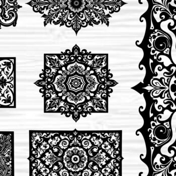 Intra απο ξύλο plywood 3mm-4mm πάχος - Creative Laser Cut File Set – Όμορφο Δίασταση 30x30 cm INTRAFABR-123579962 - Image 1