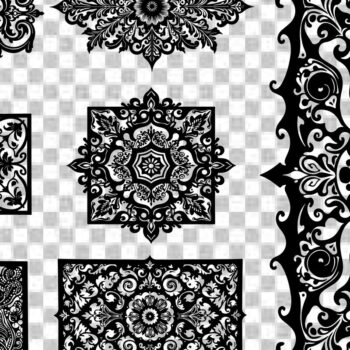 Intra απο ξύλο plywood 3mm-4mm πάχος - Creative Laser Cut File Set – Όμορφο Δίασταση 30x30 cm INTRAFABR-123579962 - Image 2