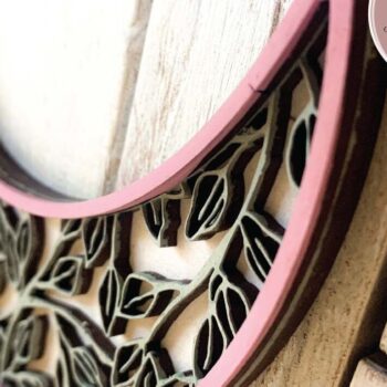 Intra απο ξύλο plywood 3mm-4mm πάχος - Crescent Moon Laser Δίασταση 30x20 cm INTRAFABR-73132111 - Image 5