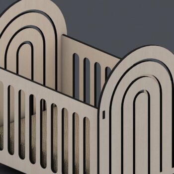 Intra απο ξύλο plywood 3mm-4mm πάχος -  κούνιας / Κούνια κρεβατιού για βρεφική κούνια Δίασταση 30x20 cm INTRAFABR-42349268 - Image 1