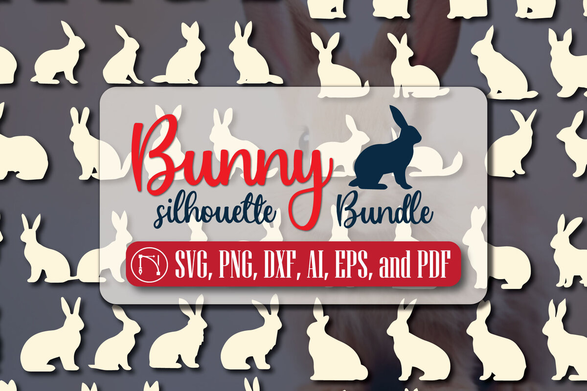 Intra απο ξύλο plywood 3mm-4mm πάχος - Cricut Bunny Silhouette  Mega Bundle Δίασταση 4x4 cm INTRAFABR-89118209